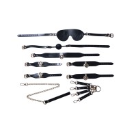 Kinky Play Box 5 Piece BDSM Set Black