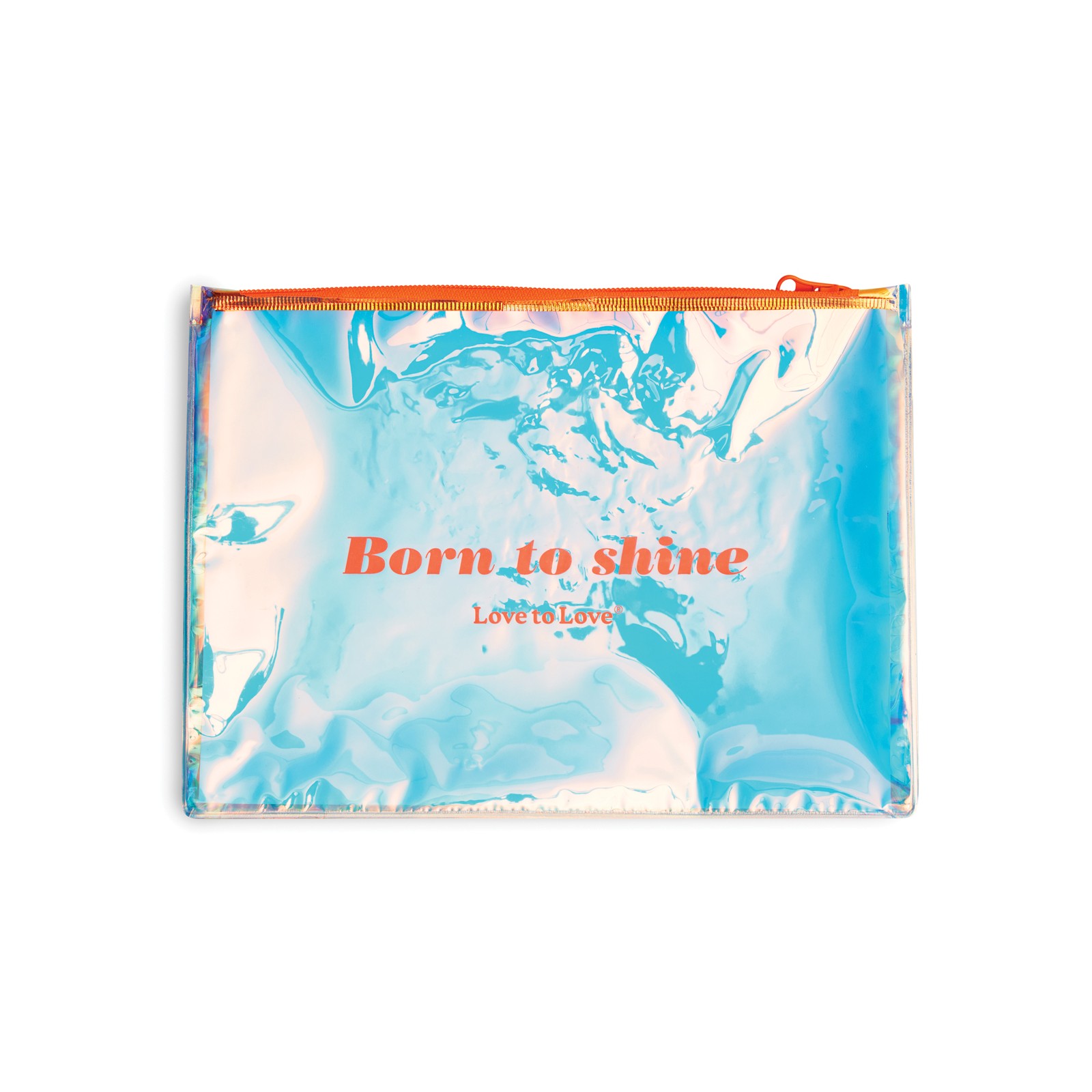 Born to Shine Waterproof Pouch Orange