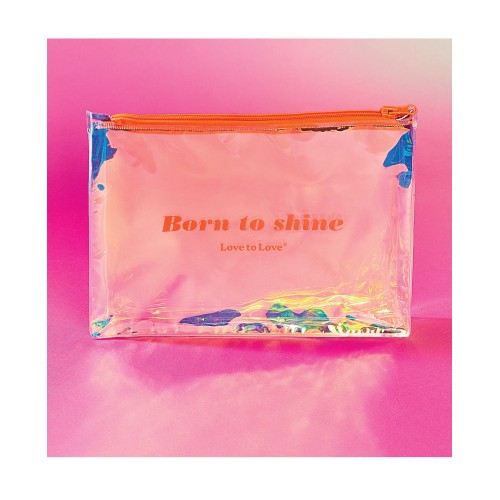 Born to Shine Waterproof Pouch Orange