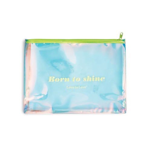 Bolsa Born to Shine Love to Love Amarillo Ácido