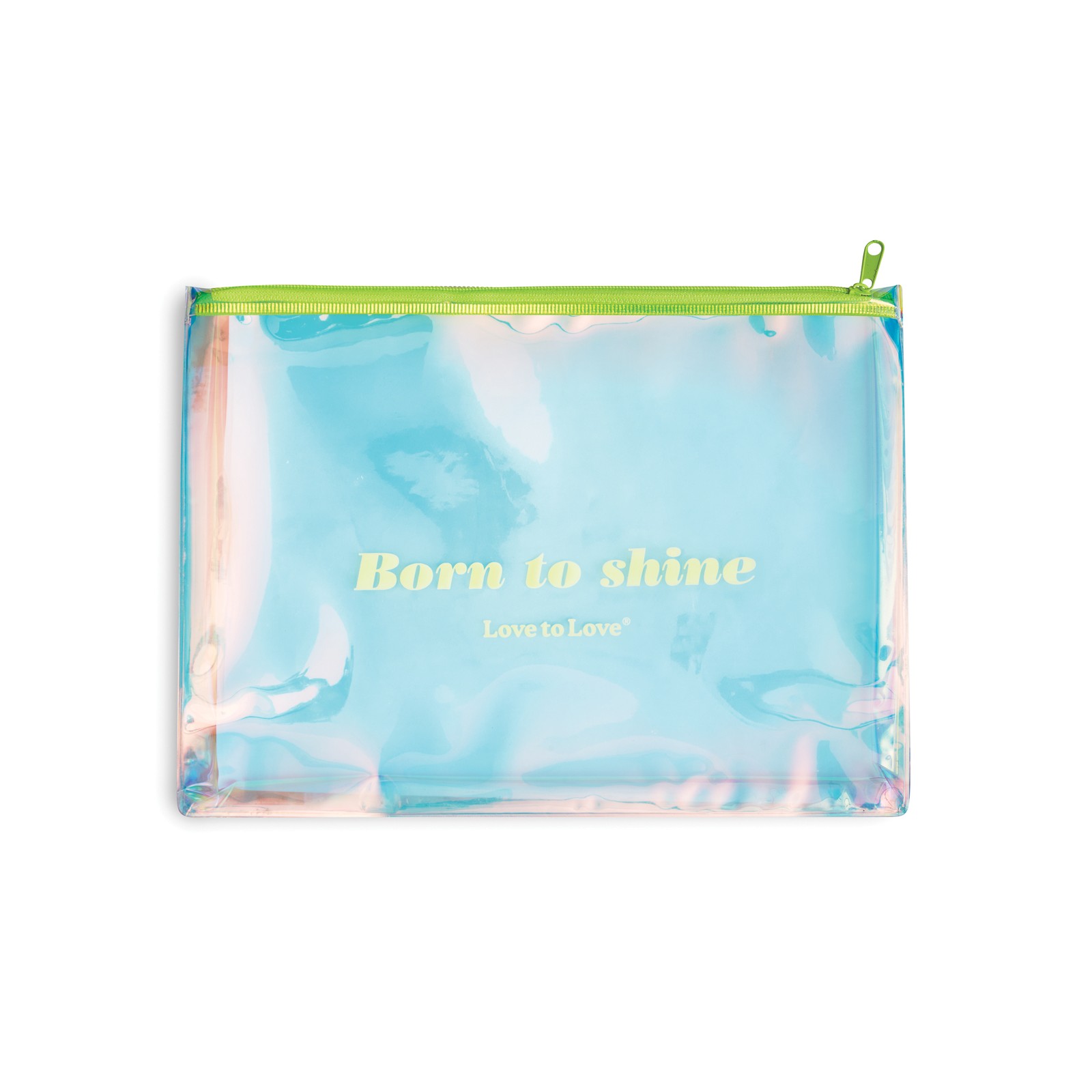 Bolsa Born to Shine Love to Love Amarillo Ácido