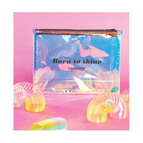 Bolsa Born to Shine Love to Love - Accesorio de Almacenamiento Divertido