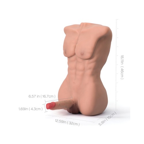 Atlas Male Sex Doll with Flexible Dildo