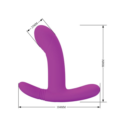 Vibrador de Panty Geri Rocking - Fucsia