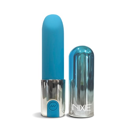 Vibrador de Labios Recargable Nixie Smooch - Ombre Azul