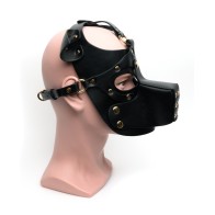 Capucha de Perro de Bondage - Accesorio Fetichista para Juego de Perros