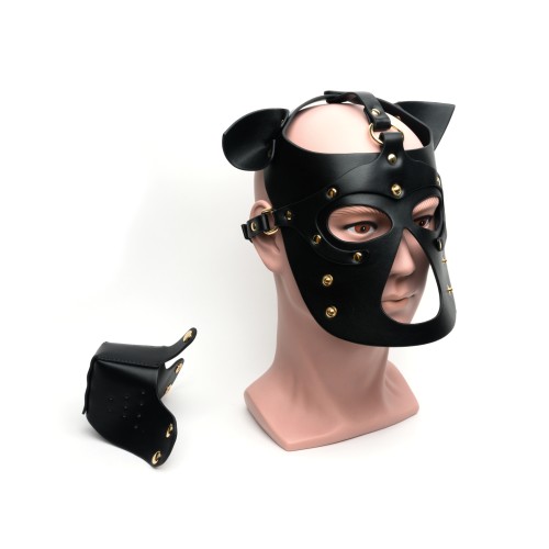 Capucha de Perro de Bondage - Accesorio Fetichista para Juego de Perros