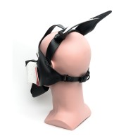 665 Playful Pup Hood - O/S Black/White/Red