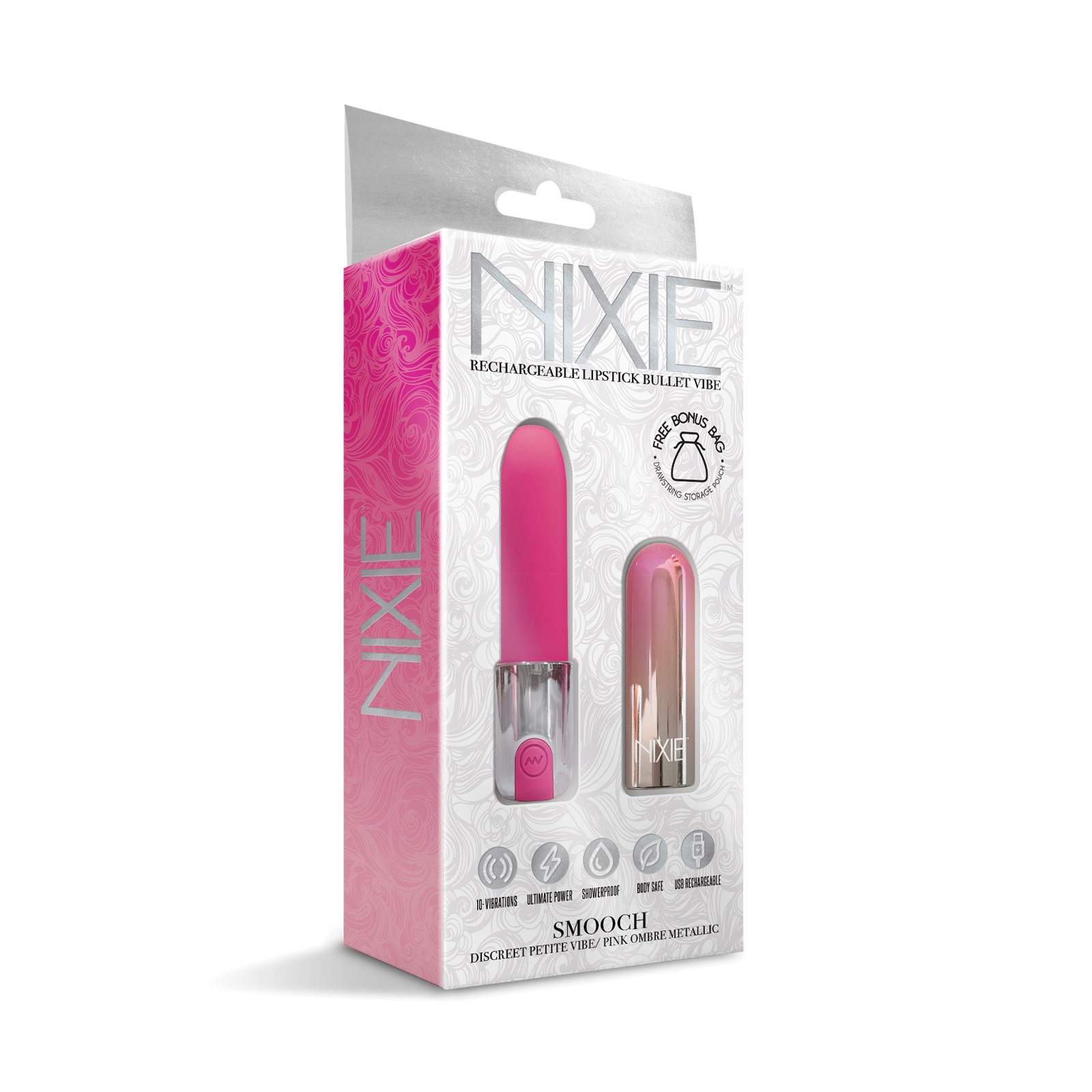 Nixie Smooch Lipstick Vibrator for Discreet Pleasure