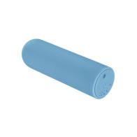 Turbo Buzz Rounded Mini Bullet Stimulator - Blue