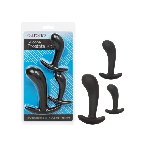 Kit de Entrenamiento Prostatico de Silicona - Negro