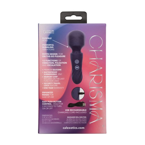 Charisma Charm Waterproof Massager - Blue