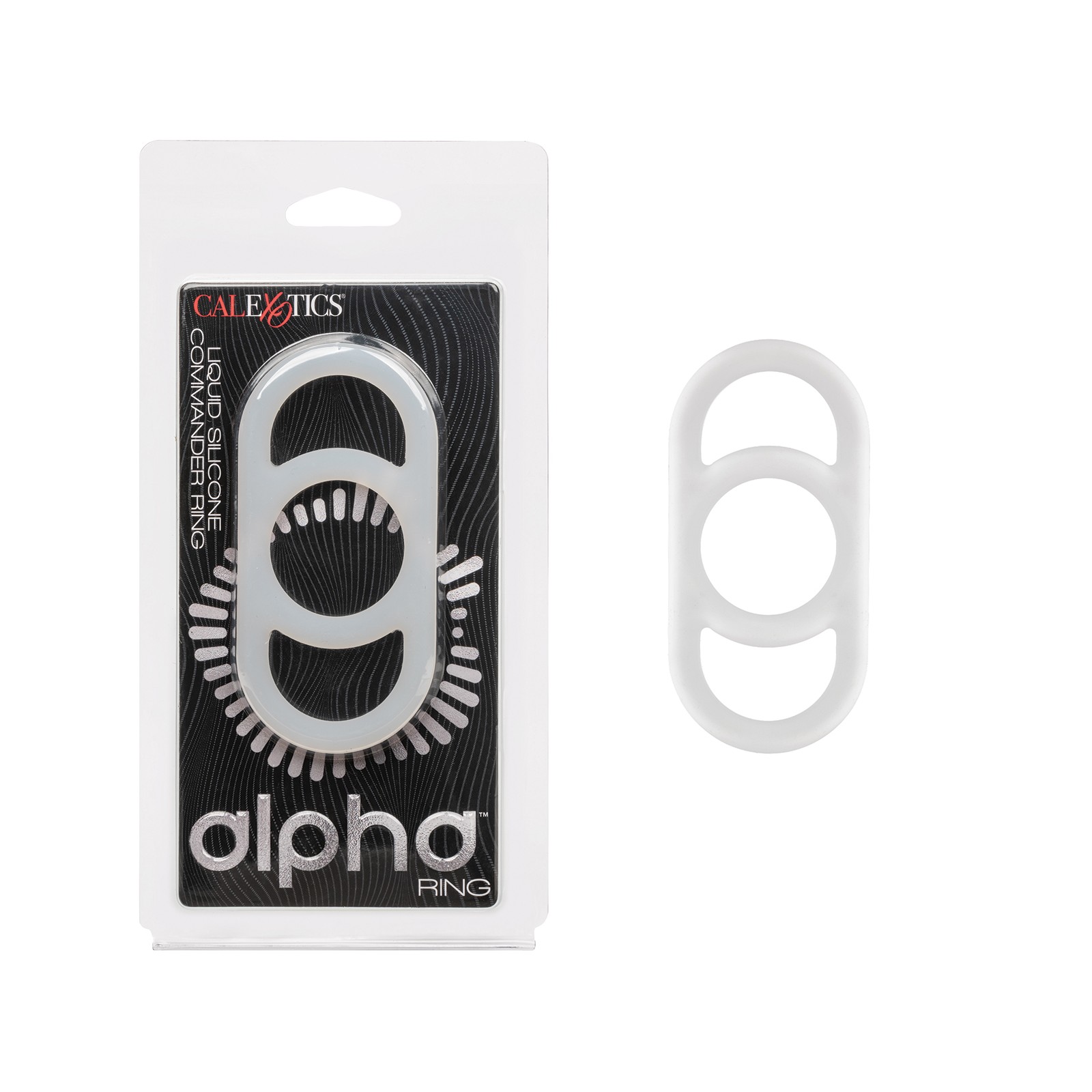 Alpha Liquid Silicone Commander Cock Ring for Enhanced Pleasure