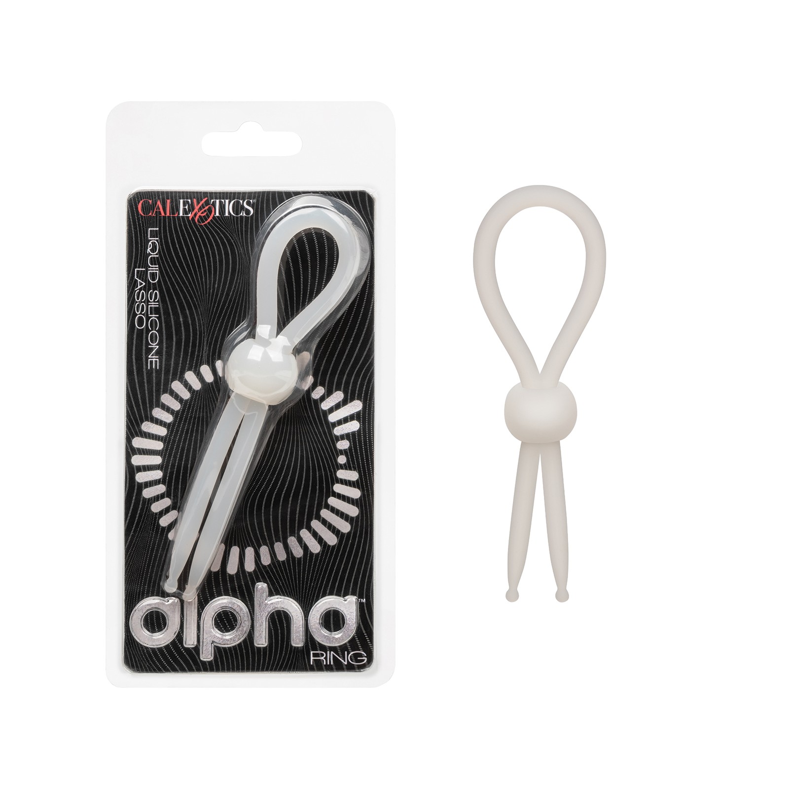 Alpha Liquid Silicone Lasso Cock Ring