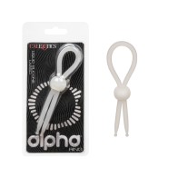 Alpha Liquid Silicone Lasso Cock Ring