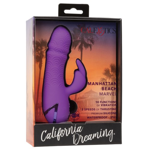 California Dreaming Manhattan Beach Marvel Vibrador - Morado