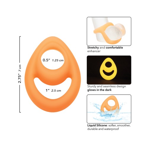 Glow in the Dark Teardrop Cock Ring for Ultimate Pleasure