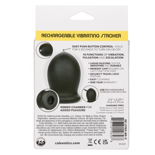 Stroker Vibrante Recargable Boundless - Negro