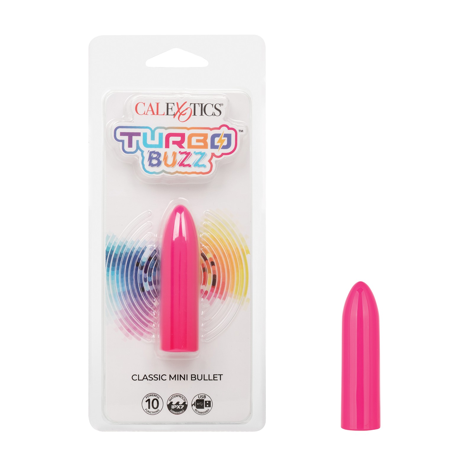 Turbo Buzz Classic Mini Bullet Stimulator Pink