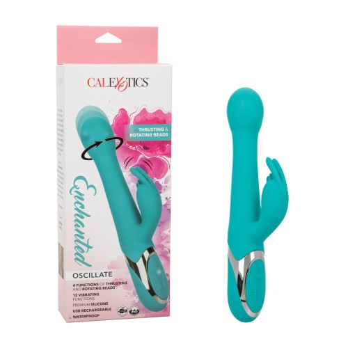 Vibrador Oscilante Enchanted Azul Turquesa