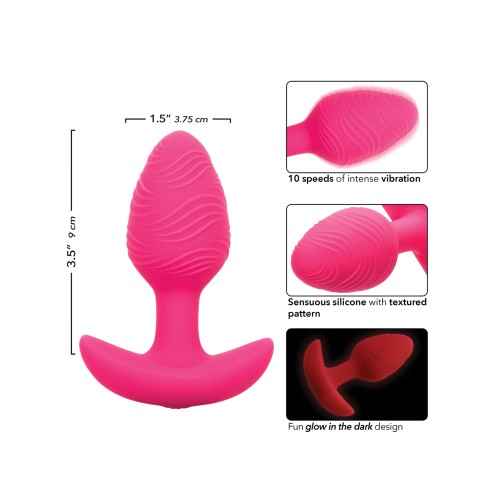 Glow in the Dark Vibrating Butt Plug - Cheeky Pleasure