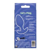 Cheeky Glow in the Dark Vibrating Butt Plug