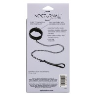 Nocturnal Collection Collar & Leash for Control and Elegance