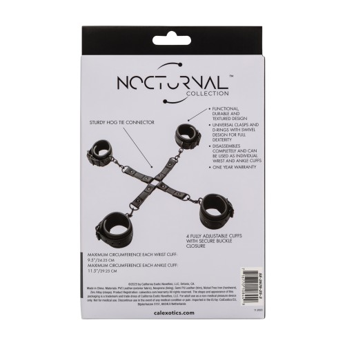 Hog Tie Ajustable Nocturnal Collection Negro