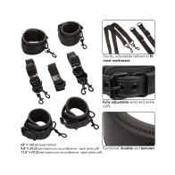 Nocturnal Collection Adjustable Bed Restraints - Black