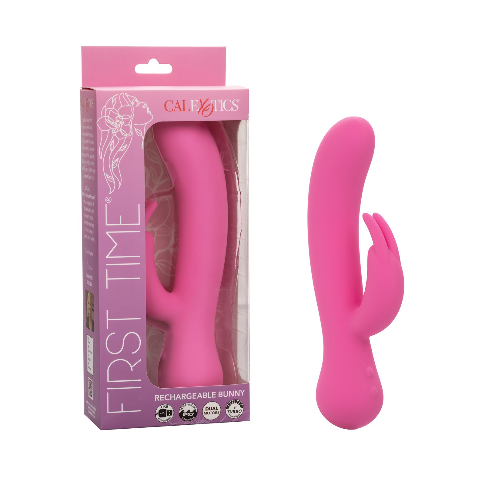 Vibrador Conejito Recargable Primeriza Rosa