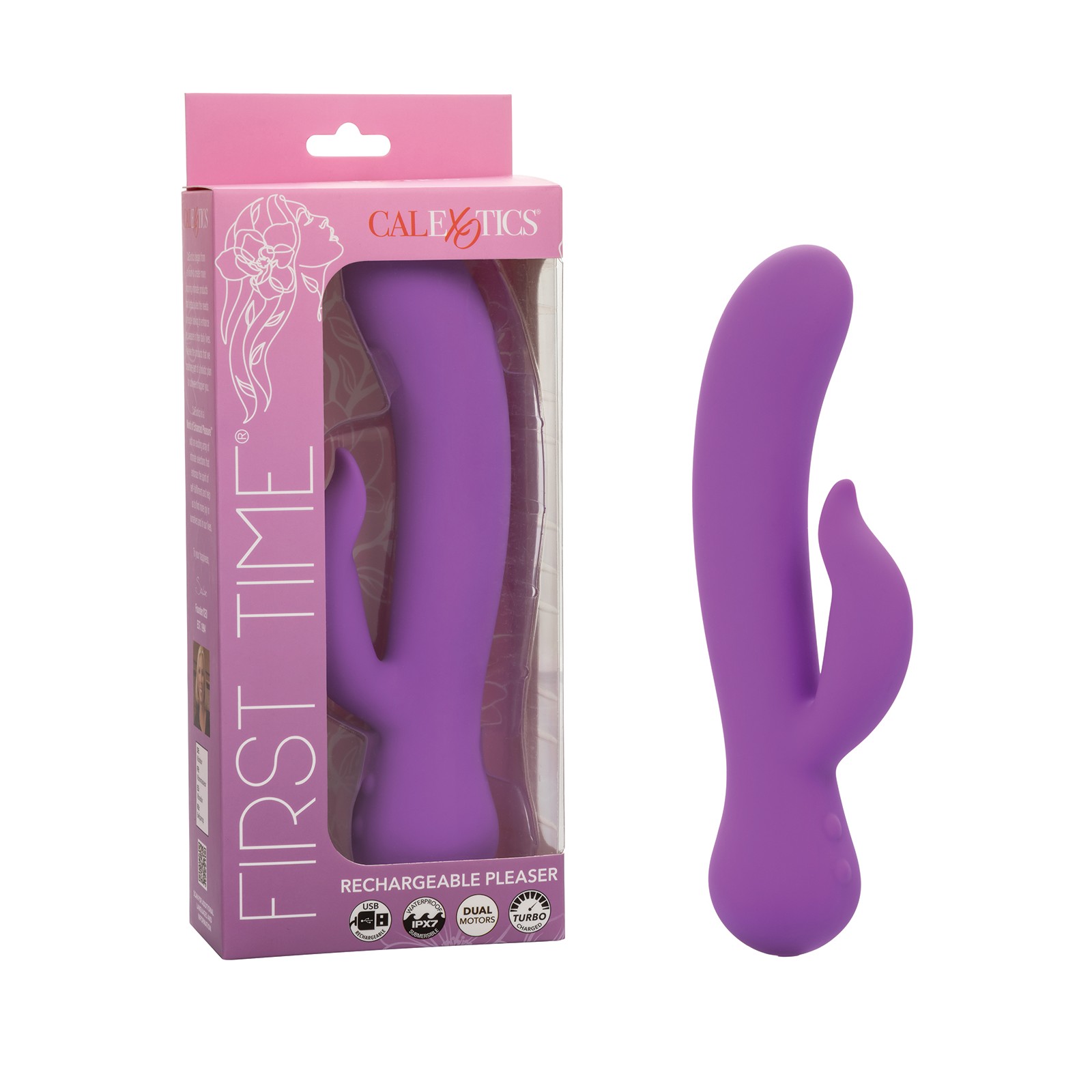 Vibrador Recargable First Time Pleaser Púrpura