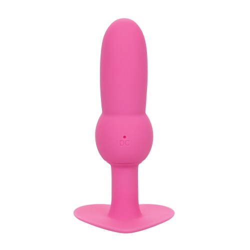 First Time Vibrating Beaded Anal Probe - Pink