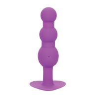 First Time Triple Beaded Anal Probe - Purple