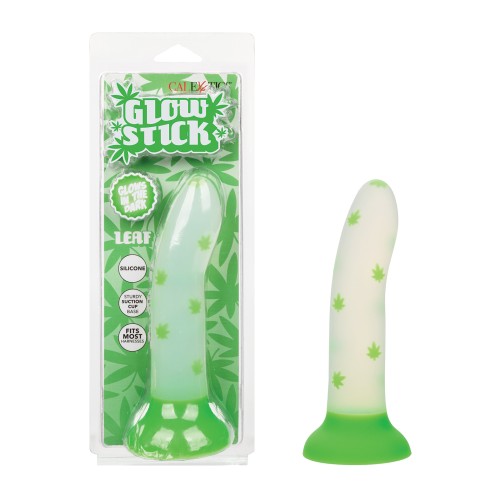 Dildo Glow Stick Leaf Brilla en la Oscuridad - Verde