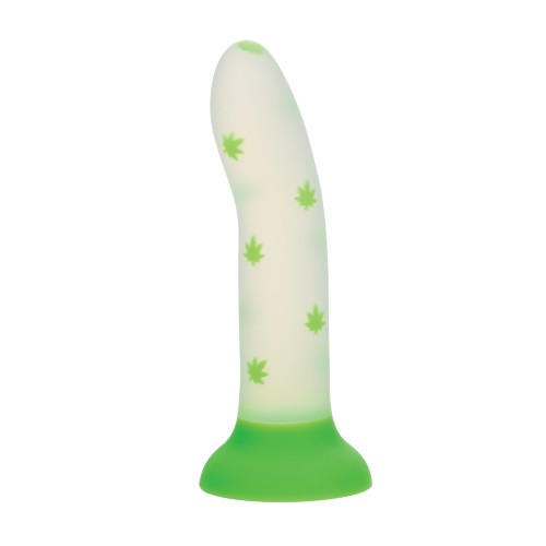 Dildo Glow Stick Leaf Brilla en la Oscuridad - Verde