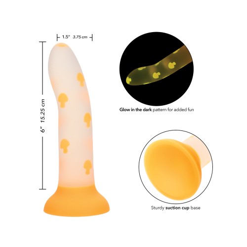 Glow Stick Mushroom Suction Cup Dildo - Fun and Functional