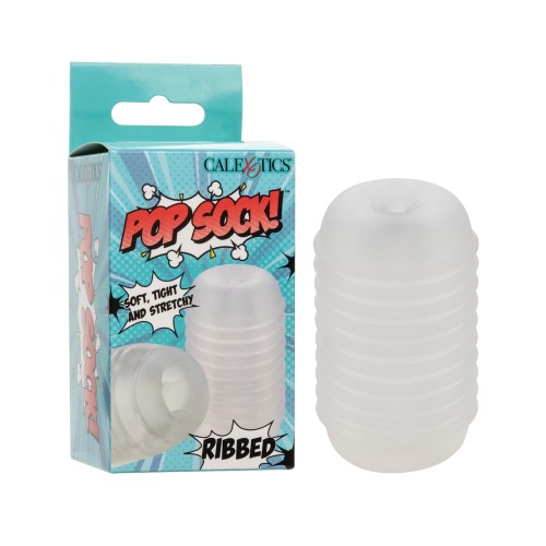 Versatile Pop Sock Ribbed Stroker