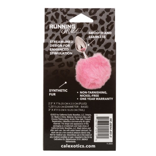 Running Wild Pink Bunny Tail Anal Probe