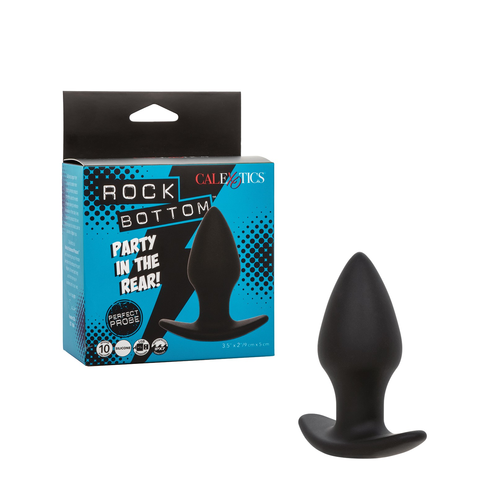 Rock Bottom Perfect Anal Probe - Black