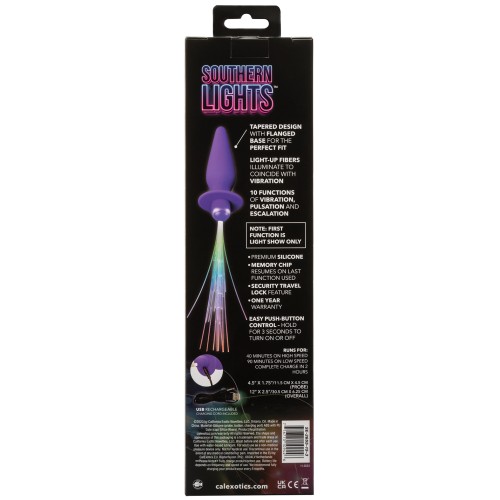 Southern Lights Vibrating Anal Probe with Light-Up Features