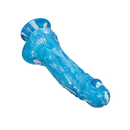 Dildo de Silicona Torcido Amor en Azul