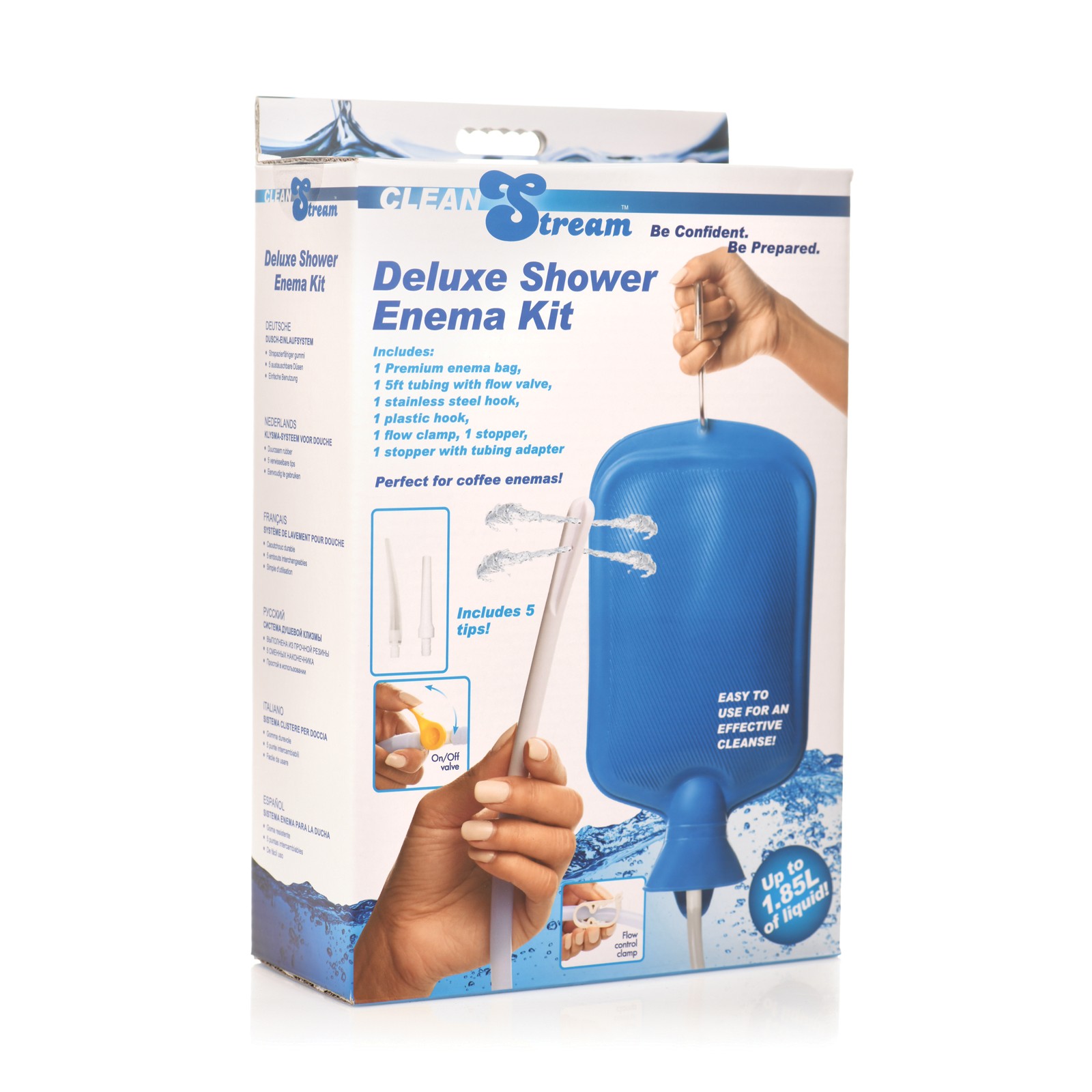 Kit de Enema Deluxe de Ducha Clean Stream