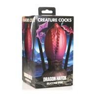 Creature Cocks Dragon Hatch Silicone Egg - Large Multi Color