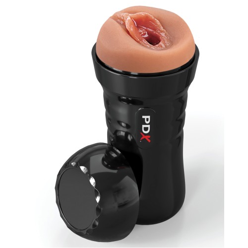 PDX Extreme Wet Pussies Juicy Stroker - Brown for Ultimate Pleasure