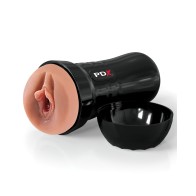 PDX Extreme Wet Pussies Juicy Stroker - Marrón para Placer Máximo