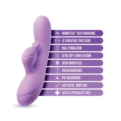 Blush Evelyn Vibrator - Purple Rabbit