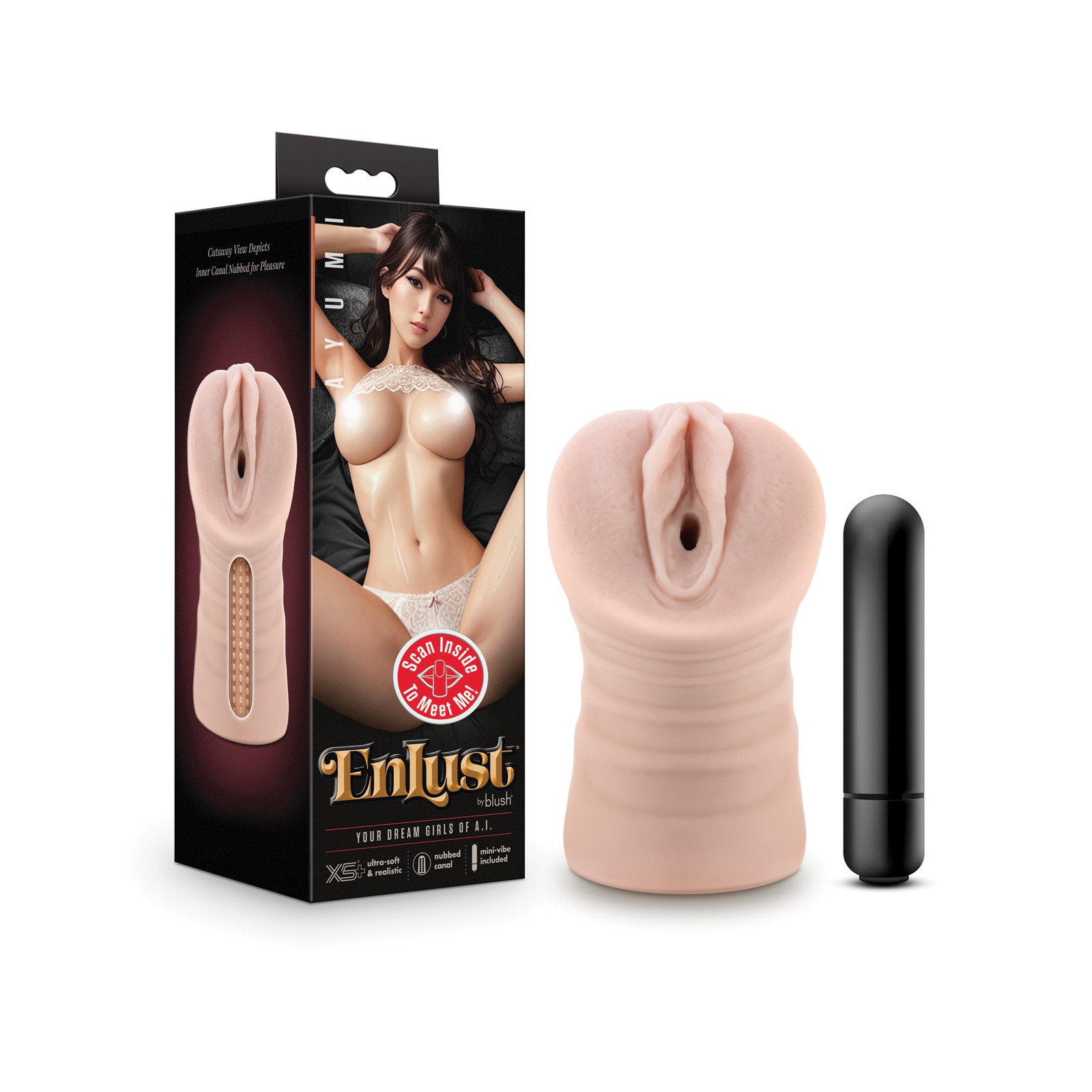 Masturbador Blush EnLust con Bomba Vibrante Ayumi