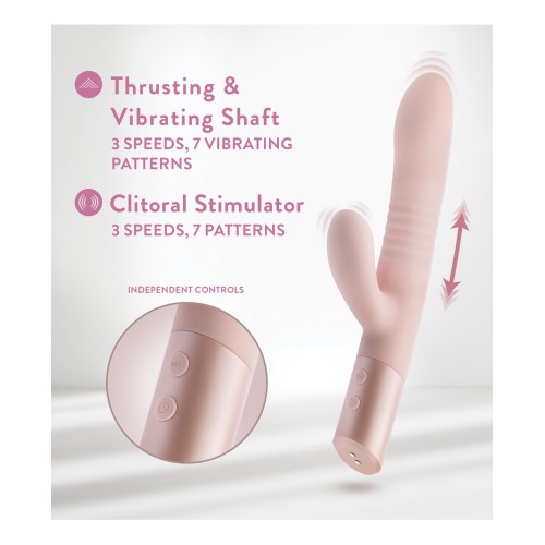 Vibrador Recargable Conejito Blush Fraya Rosa