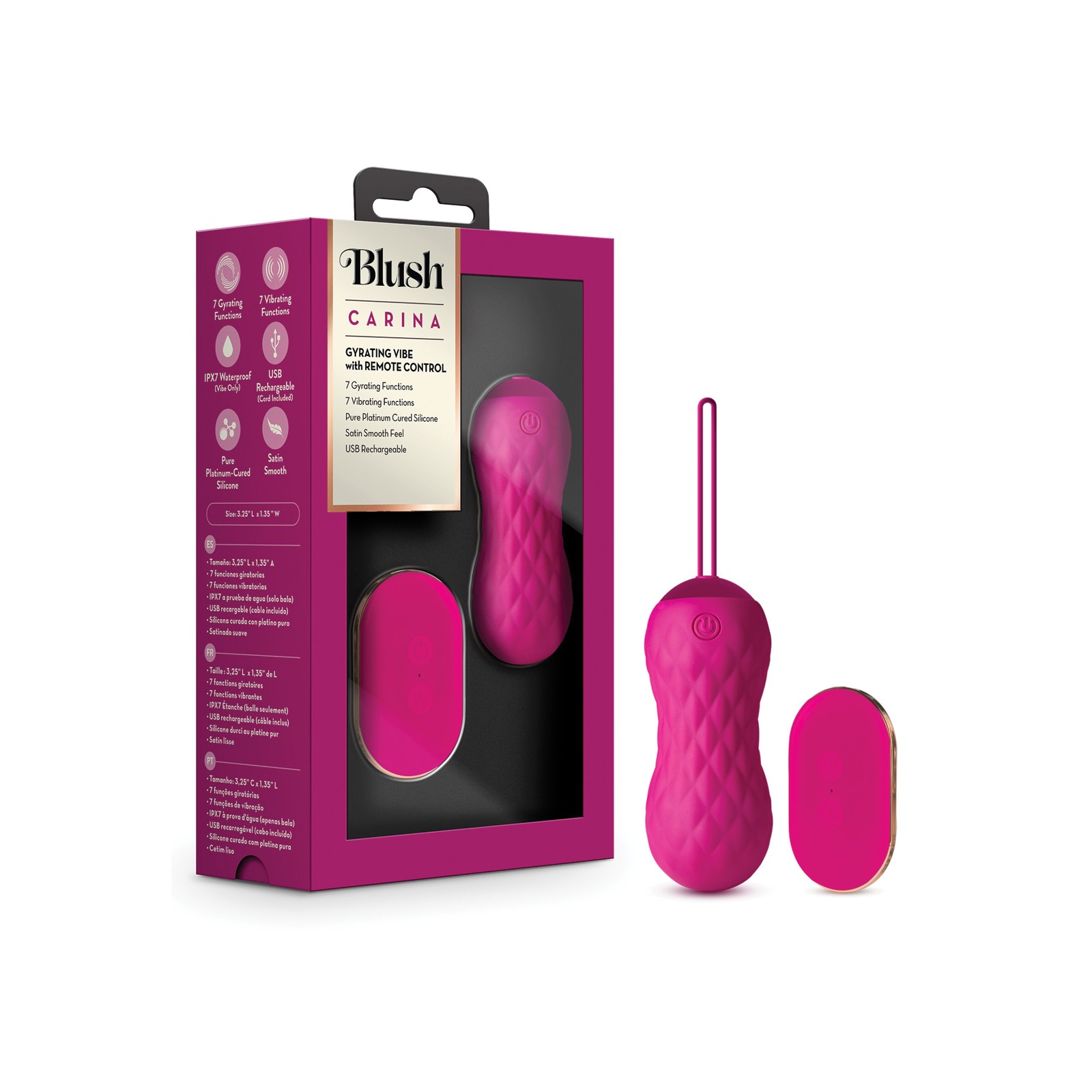 Blush Carina Remote Controlled Bullet for Versatile Play