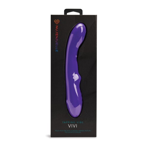 Vibrador Doble con Golpes Vivi - Placer Supremo para el Punto G